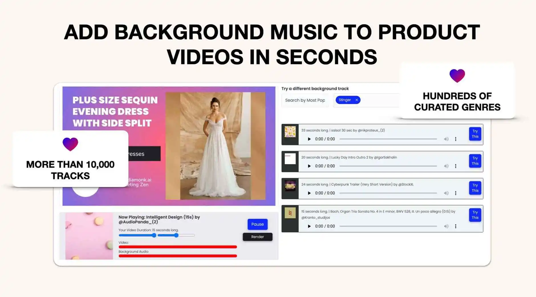 Add Background Music to Promo Videos