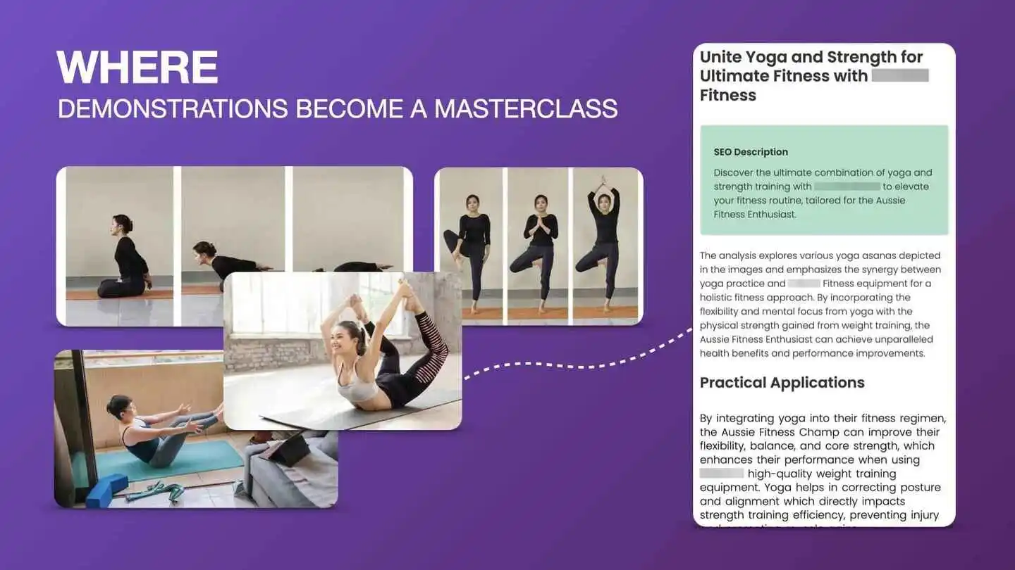 Demonstrative Images to Content