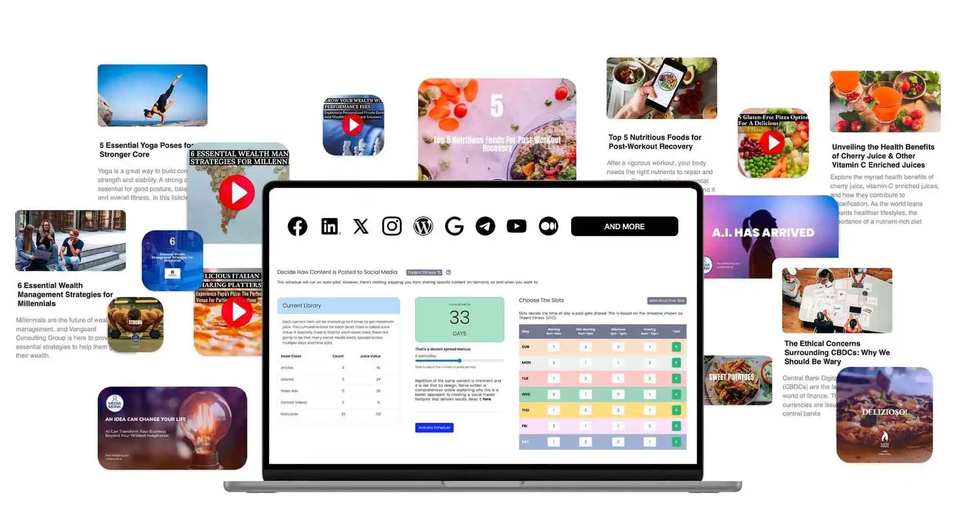 Automated Content Creation & Social Media Management