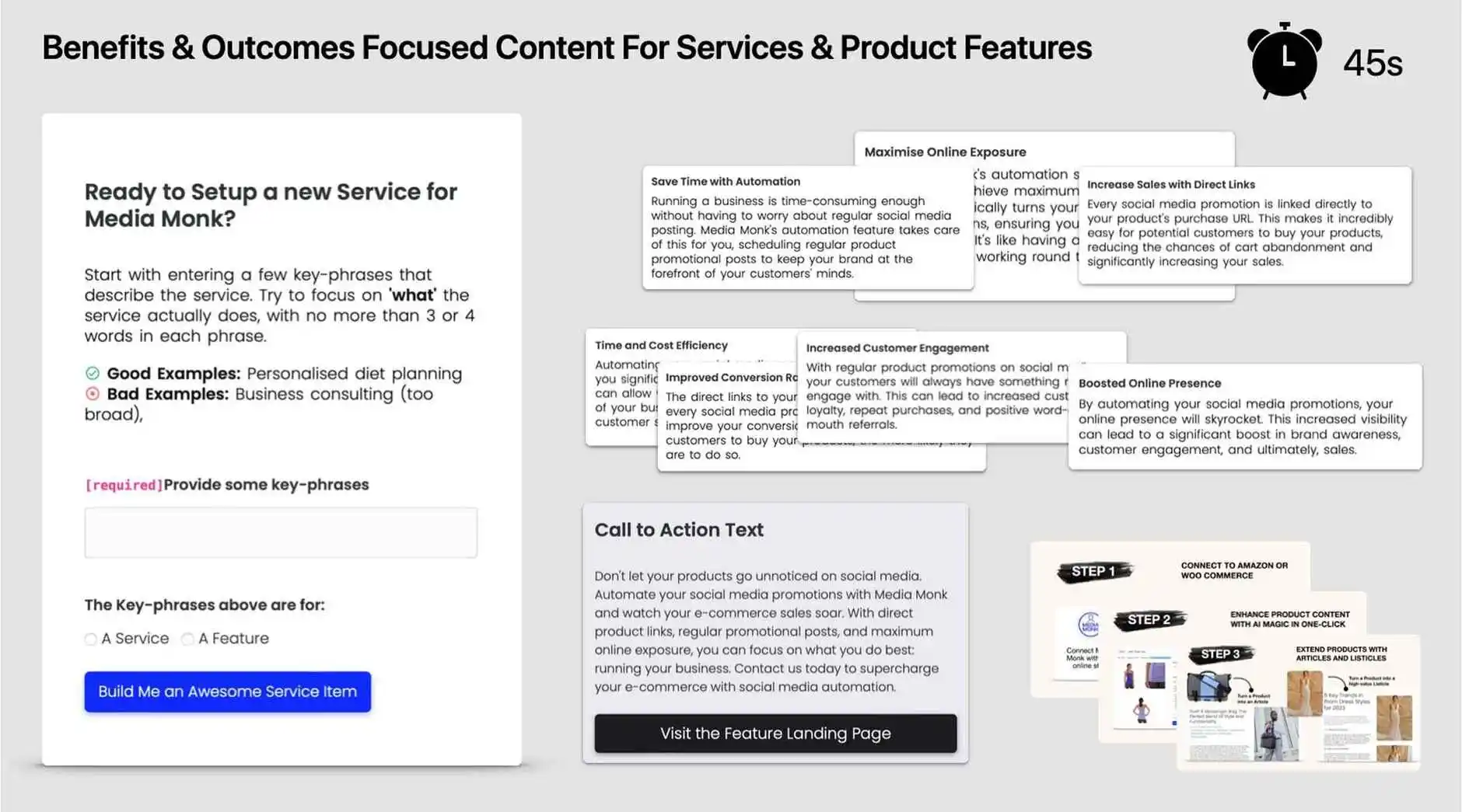 Create Service Items