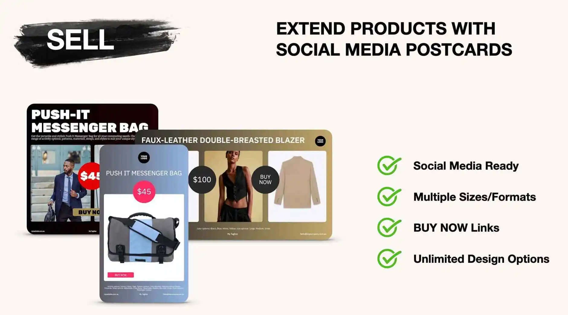 E-Commerce Postcards