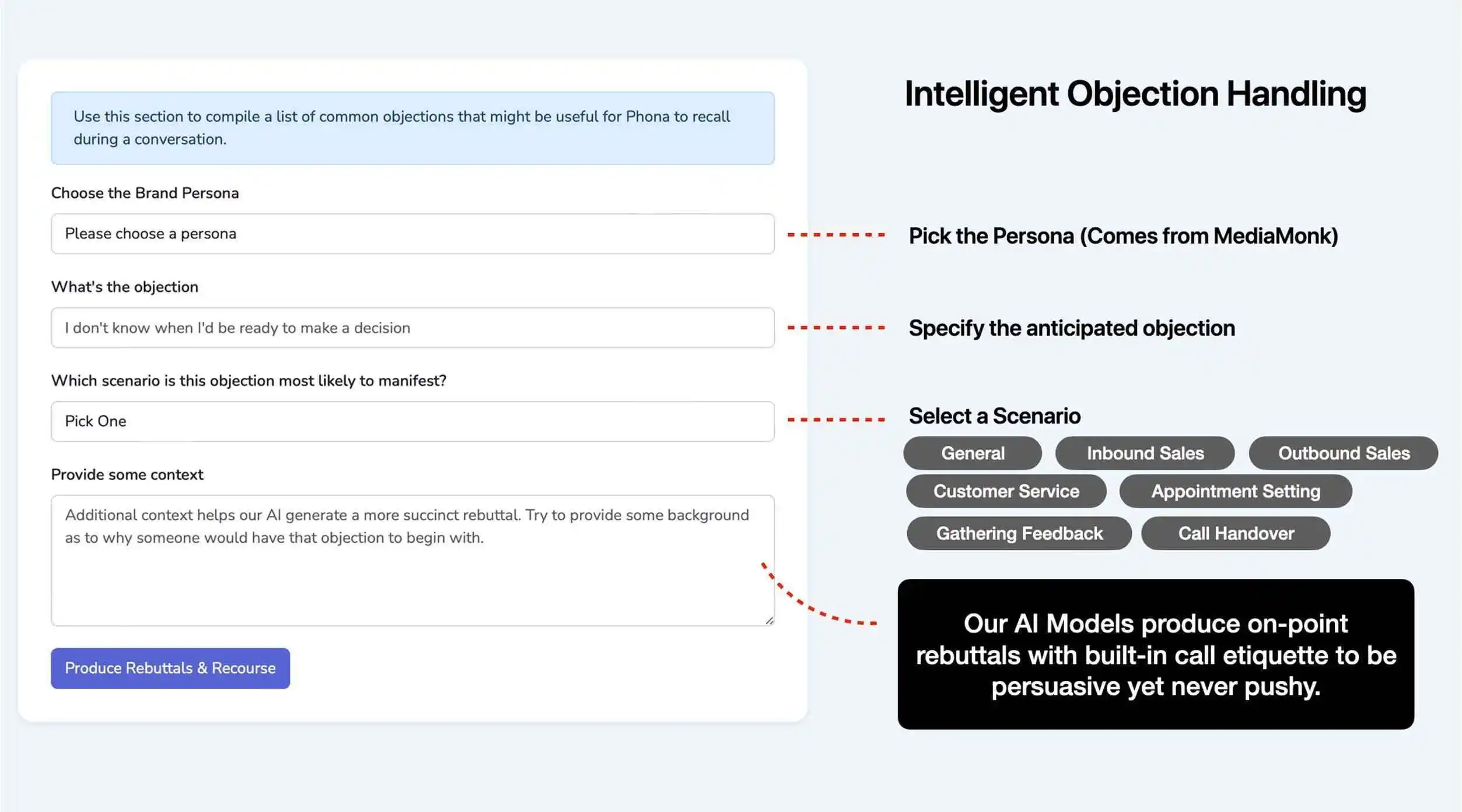 AI-Powered Objection Handling