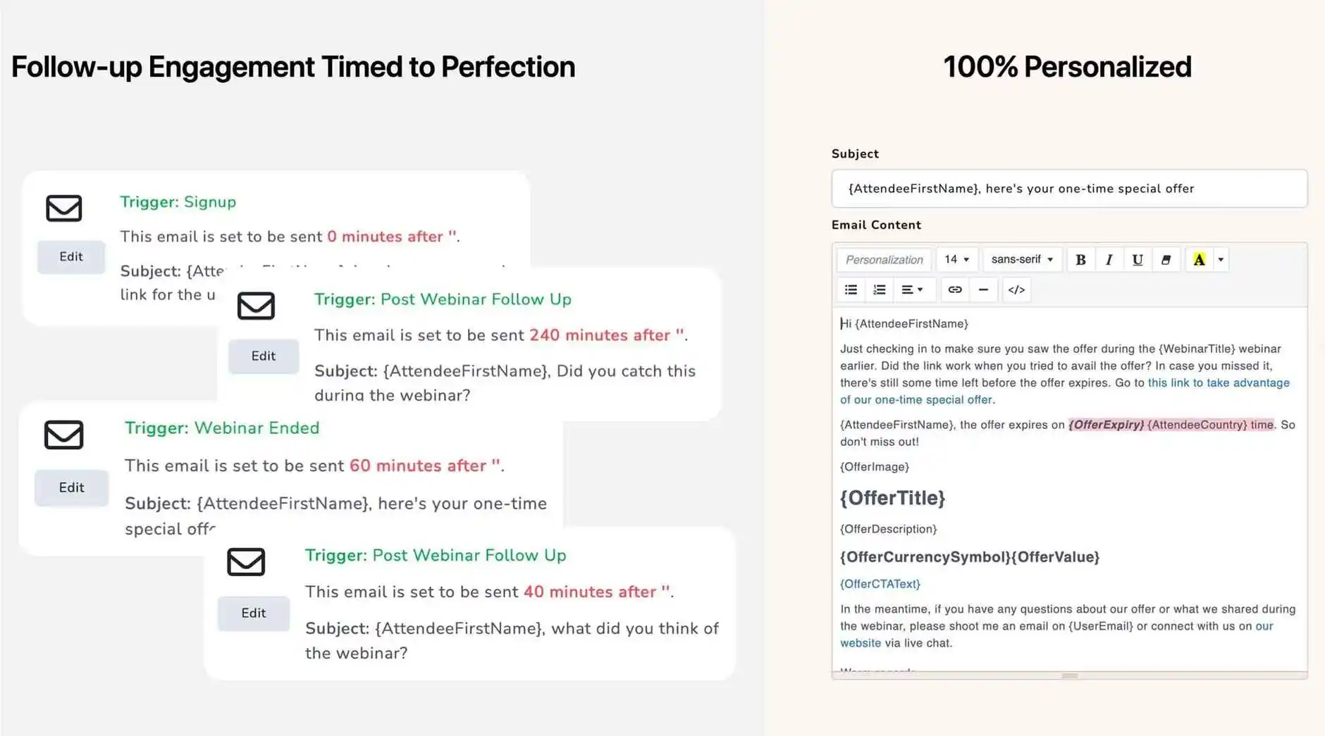 Post Webinar Follow Up