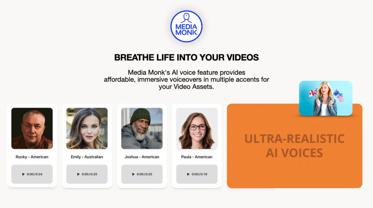 Ultra Realistic AI-Voiceovers for videos