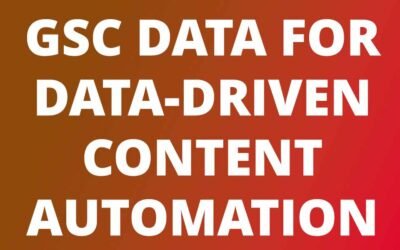 Introducing GSC Data for Data-Driven Content Marketing: A Game-Changer by Media Monk