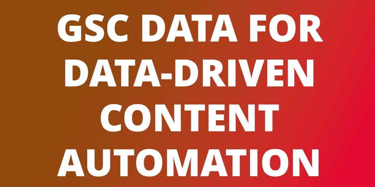 Introducing GSC Data for Data-Driven Content Marketing: A Game-Changer by Media Monk