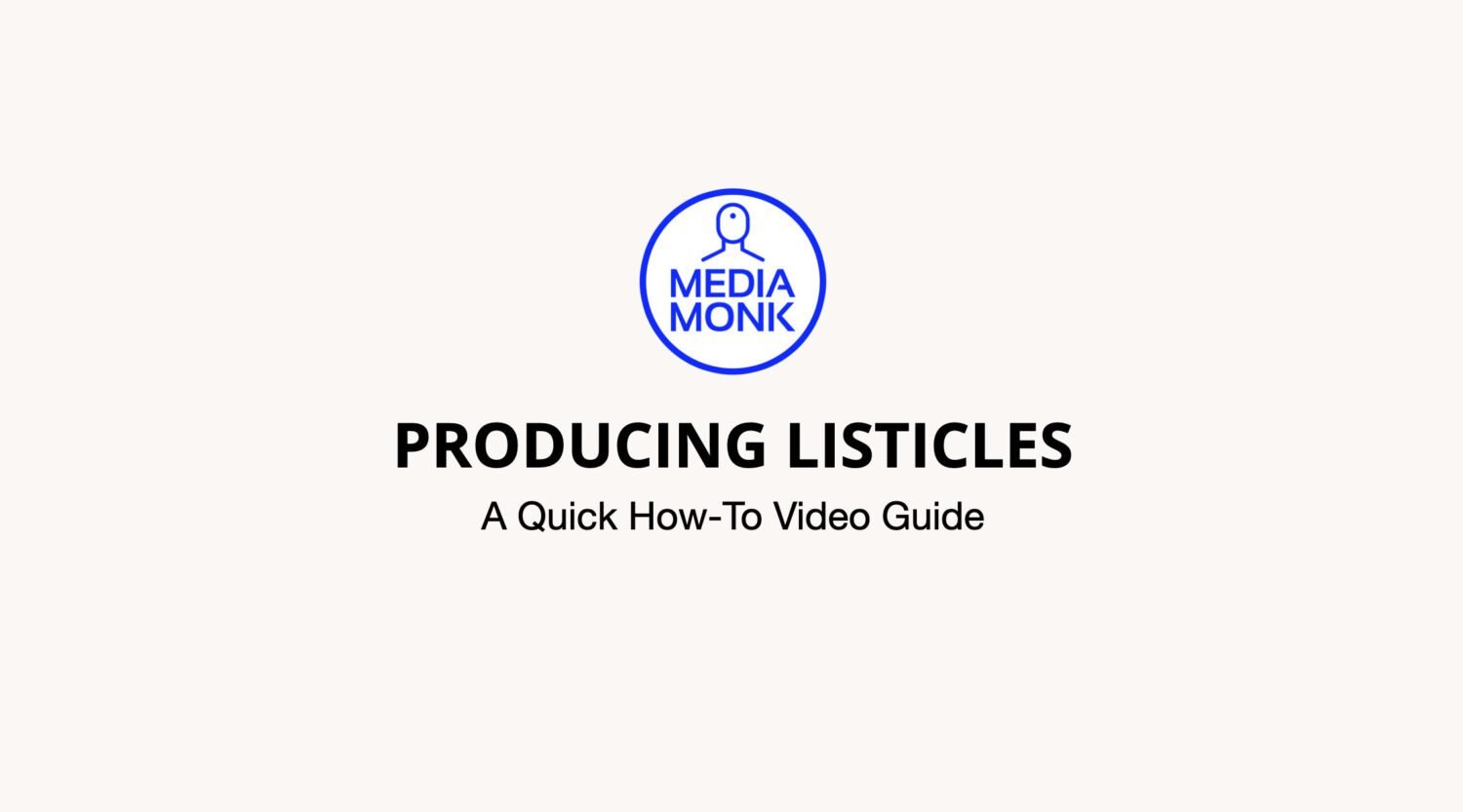 Producing Listicles